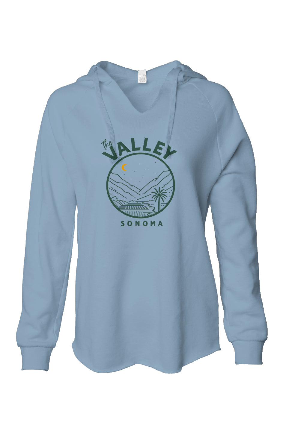 Sonoma Valley Women's Lightweight Hooded Sweatshirt 